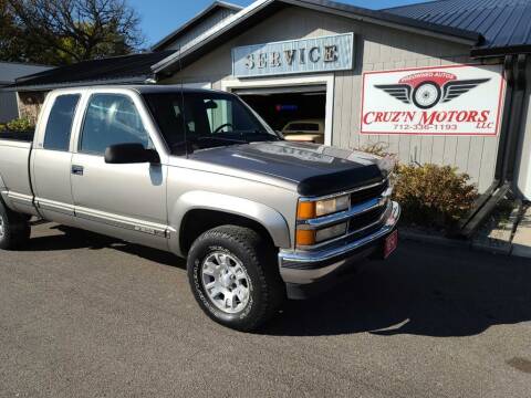 1998 Chevrolet C/K 1500 Series for sale at CRUZ'N CLASSICS LLC in Spirit Lake IA