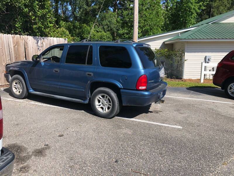 2003 Dodge Durango for sale at Greg Faulk Auto Sales Llc in Conway SC