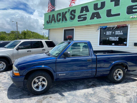 2000 Chevrolet S-10 for sale at Jack's Auto Sales in Port Richey FL