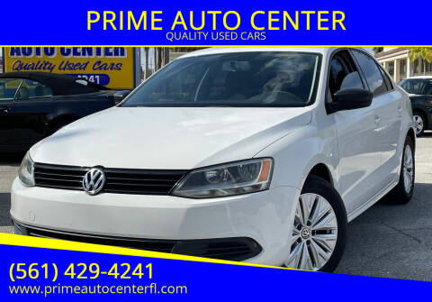 2011 Volkswagen Jetta for sale at PRIME AUTO CENTER in Palm Springs FL