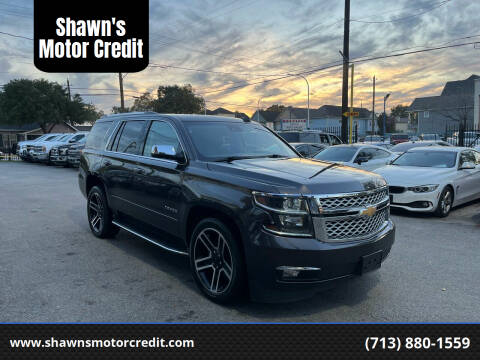 2017 Chevrolet Tahoe for sale at Shawn's Motor Credit in Houston TX