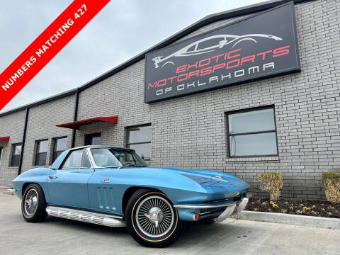 1966 Chevrolet Corvette for sale at Exotic Motorsports of Oklahoma in Edmond OK