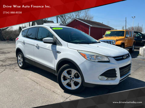 2013 Ford Escape for sale at Drive Wise Auto Finance Inc. in Wayne MI