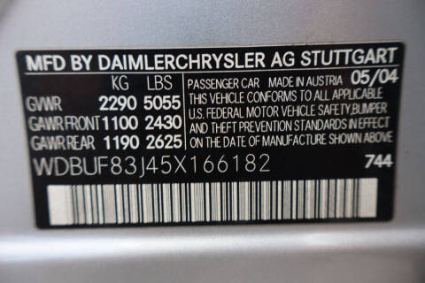 2005 Mercedes-Benz E-Class E 500 4MATIC