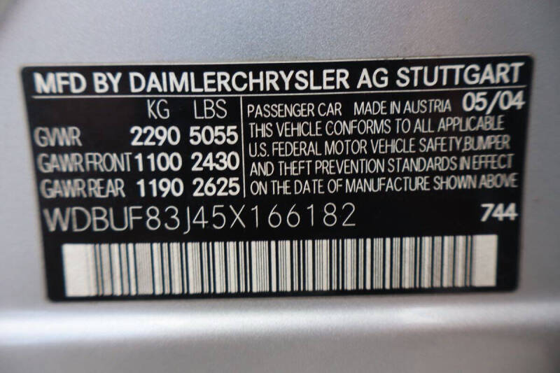 2005 Mercedes-Benz E-Class E 500 4MATIC