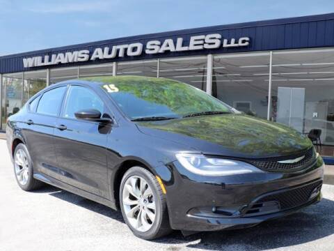 2015 Chrysler 200 for sale at Williams Auto Sales, LLC in Cookeville TN