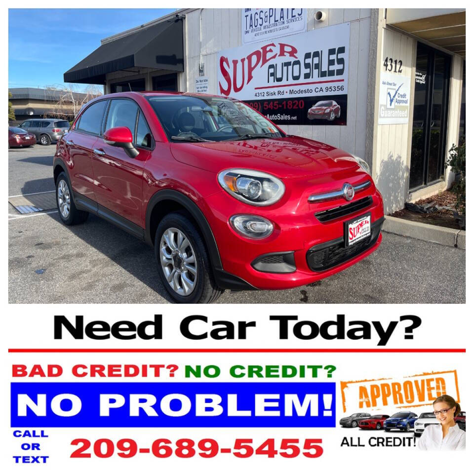 2016 FIAT 500X for sale at Super Auto Sales Modesto in Modesto, CA