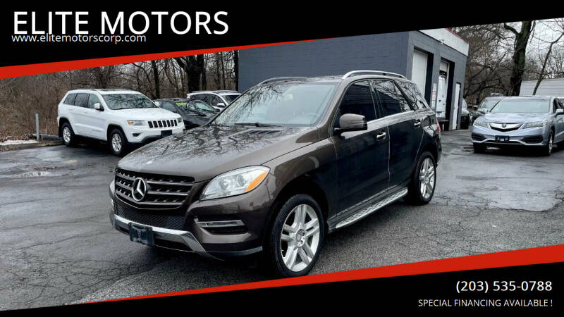 2014 Mercedes-Benz M-Class for sale at ELITE MOTORS in West Haven CT