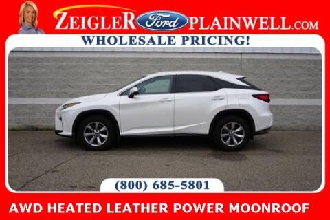 2018 Lexus RX 350 for sale at Zeigler Ford of Plainwell- Jeff Bishop in Plainwell MI