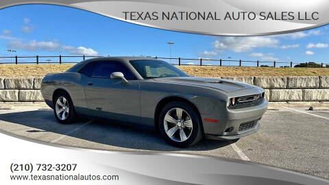 2018 Dodge Challenger for sale at Texas National Auto Sales LLC in San Antonio TX