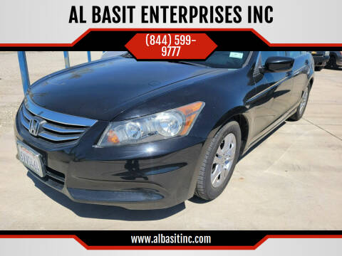 2012 Honda Accord for sale at AL BASIT ENTERPRISES INC in Riverside CA