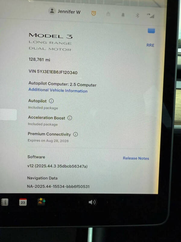 2018 Tesla Model 3 Long Range