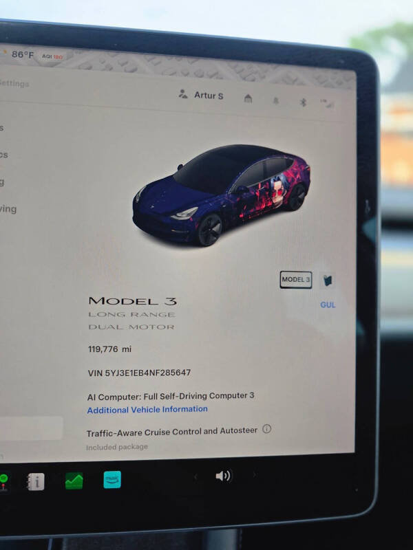 2022 Tesla Model 3 Long Range