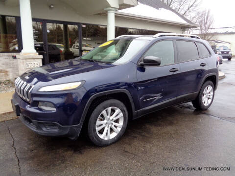 2015 Jeep Cherokee for sale at DEALS UNLIMITED INC in Portage MI
