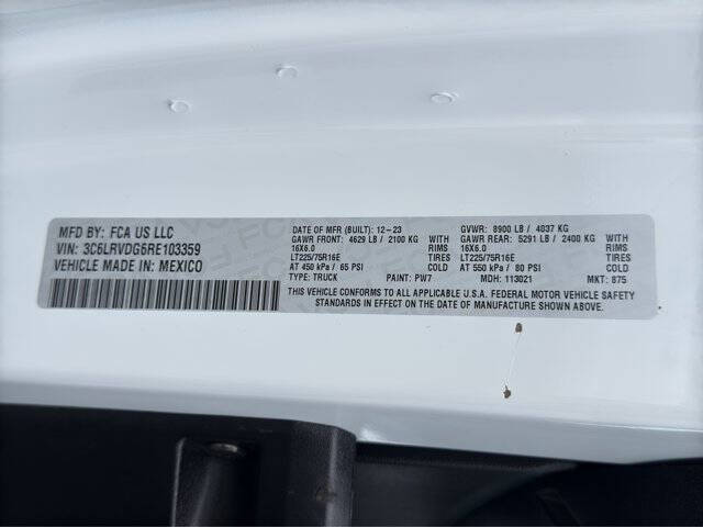 2024 RAM ProMaster