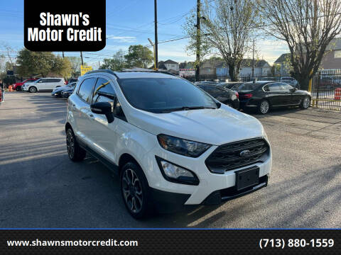2020 Ford EcoSport for sale at Shawn's Motor Credit in Houston TX