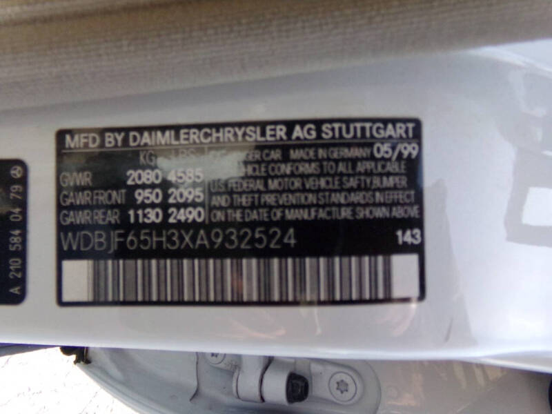 1999 Mercedes-Benz E-Class E 320