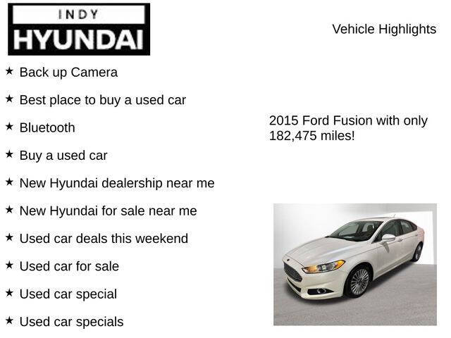 2015 Ford Fusion Titanium