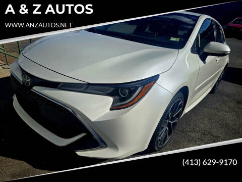 2019 Toyota Corolla Hatchback for sale at A & Z AUTOS in Westfield MA