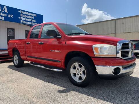2006 Dodge Ram Pickup 1500 for sale at P & A AUTO SALES in Houston TX