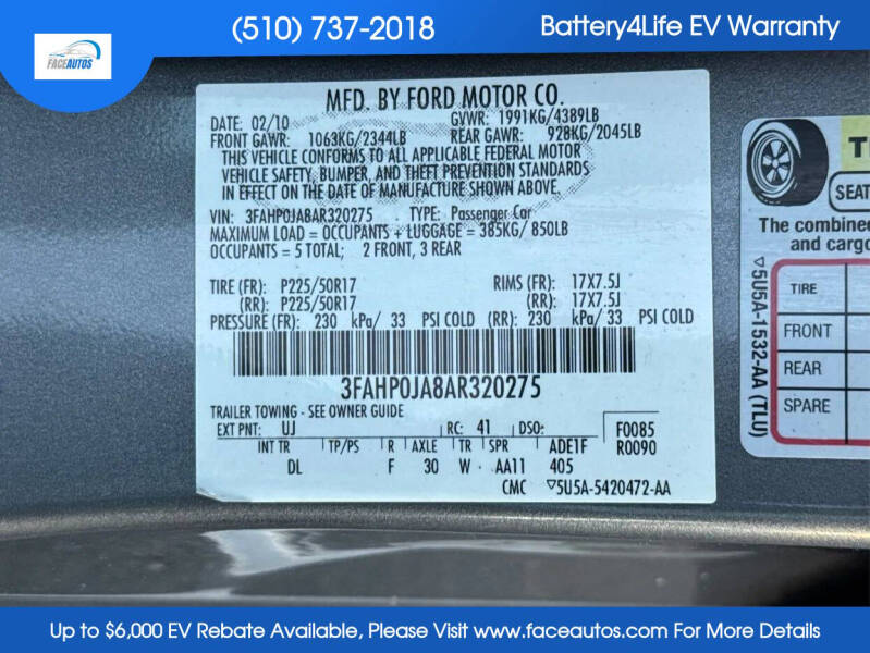 2010 Ford Fusion SEL