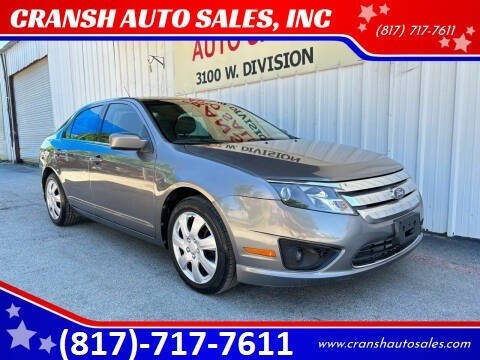 2011 Ford Fusion for sale at CRANSH AUTO SALES, INC in Arlington TX