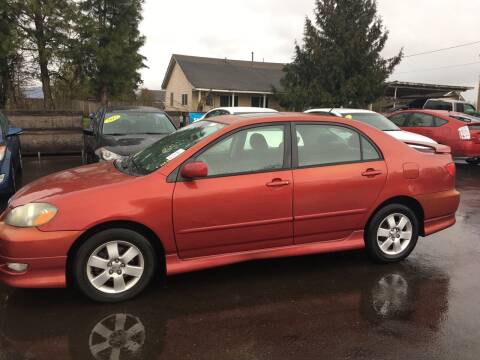 2006 Toyota Corolla for sale at M AND S CAR SALES LLC in Independence OR