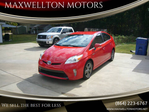 2015 Toyota Prius for sale at MAXWELLTON MOTORS in Greenwood SC