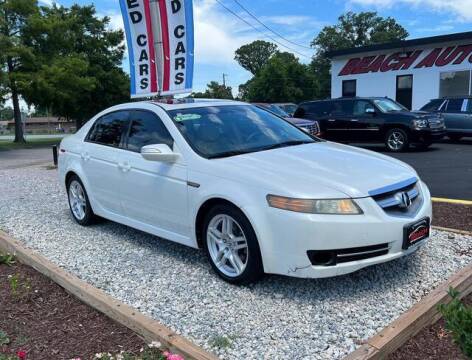 2008 Acura TL for sale at Beach Auto Brokers in Norfolk VA