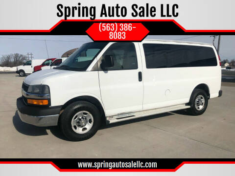 2012 Chevrolet Express Passenger for sale at Spring Auto Sale LLC in Davenport IA