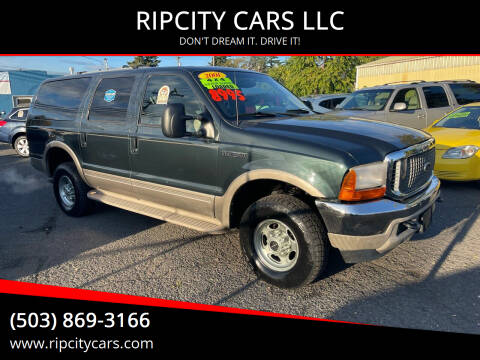 2001 Ford Excursion for sale at RIPCITY CARS LLC in Portland OR