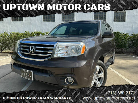 2012 Honda Pilot for sale at UPTOWN MOTOR CARS in Houston TX