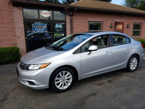 2012 Honda Civic for sale at R C Motors in Lunenburg MA