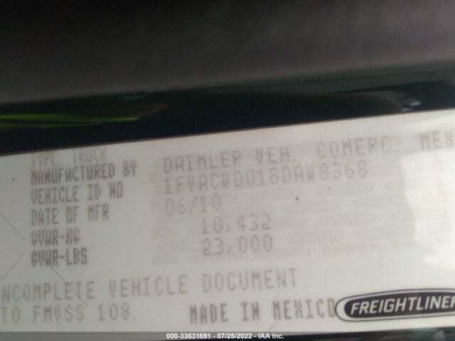 2011 Freightliner M2 106