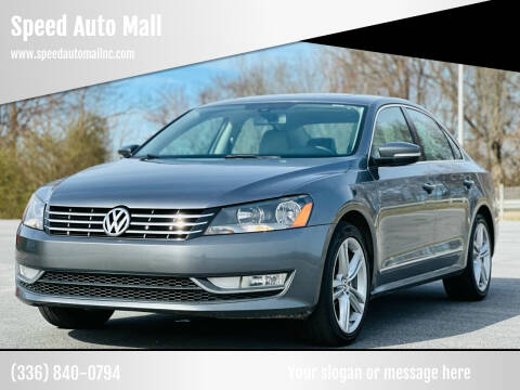 2015 Volkswagen Passat for sale at Speed Auto Mall in Greensboro NC