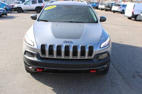 2016 Jeep Cherokee for sale at Good Deal Auto Sales LLC in Lakewood CO