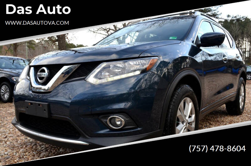 2016 Nissan Rogue for sale at Das Auto in Virginia Beach VA