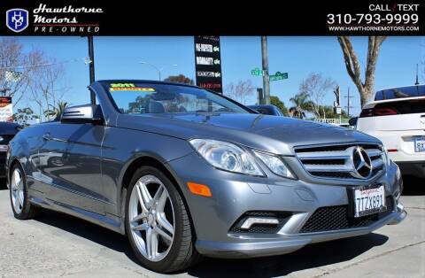 2011 Mercedes-Benz E-Class for sale at Hawthorne Motors Pre-Owned in Lawndale CA