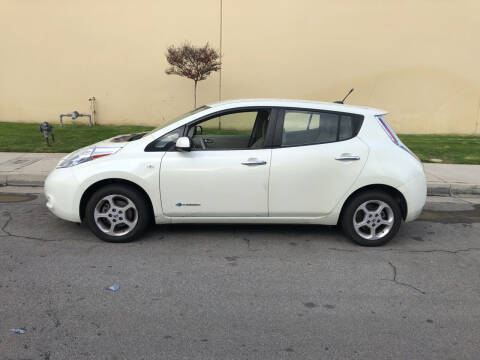 2012 Nissan LEAF for sale at HIGH-LINE MOTOR SPORTS in Brea CA