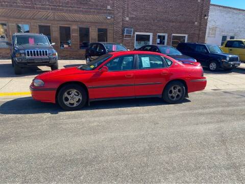 2001 Chevrolet Impala for sale at Car Corral in Tyler MN