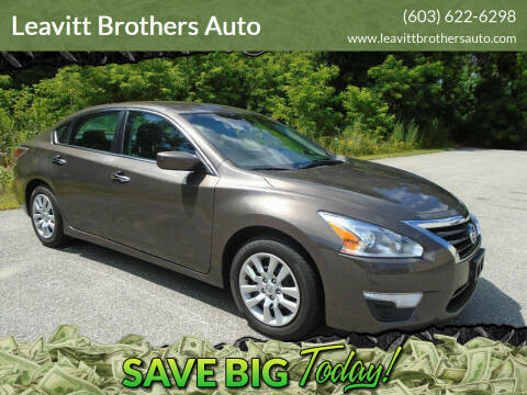 2015 Nissan Altima for sale at Leavitt Brothers Auto in Hooksett NH