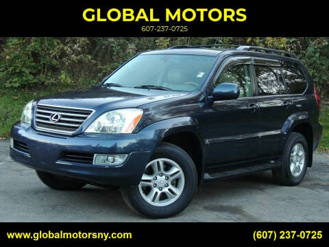 2003 Lexus GX 470 for sale at GLOBAL MOTORS in Binghamton NY
