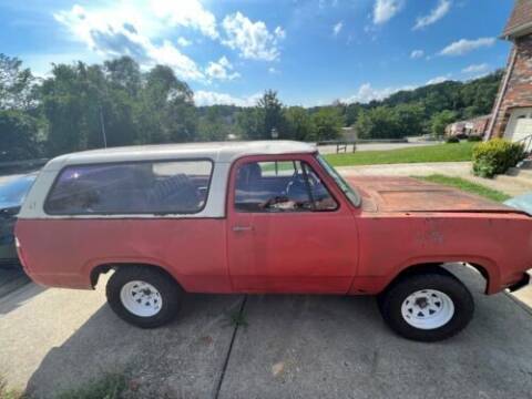 1977 Dodge Ramcharger for sale at Classic Car Deals in Cadillac MI