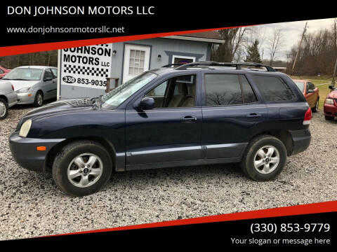 2005 Hyundai Santa Fe for sale at DON JOHNSON MOTORS LLC in Lisbon OH