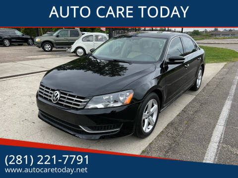 2015 Volkswagen Passat for sale at AUTO CARE TODAY in Spring TX