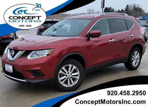 2016 Nissan Rogue for sale at CONCEPT MOTORS INC in Sheboygan WI