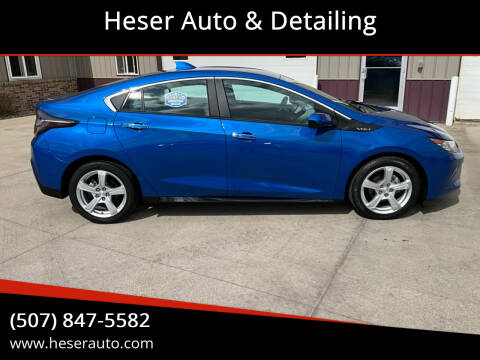 2016 Chevrolet Volt for sale at Heser Auto & Detailing in Jackson MN