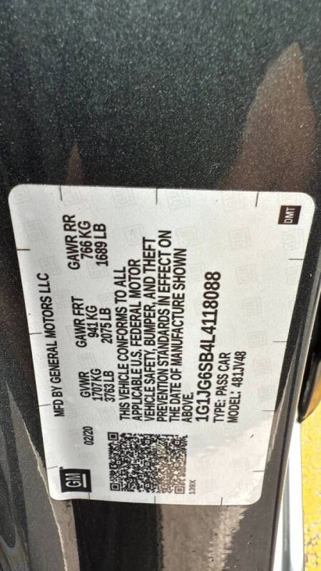 2020 Chevrolet Sonic LT