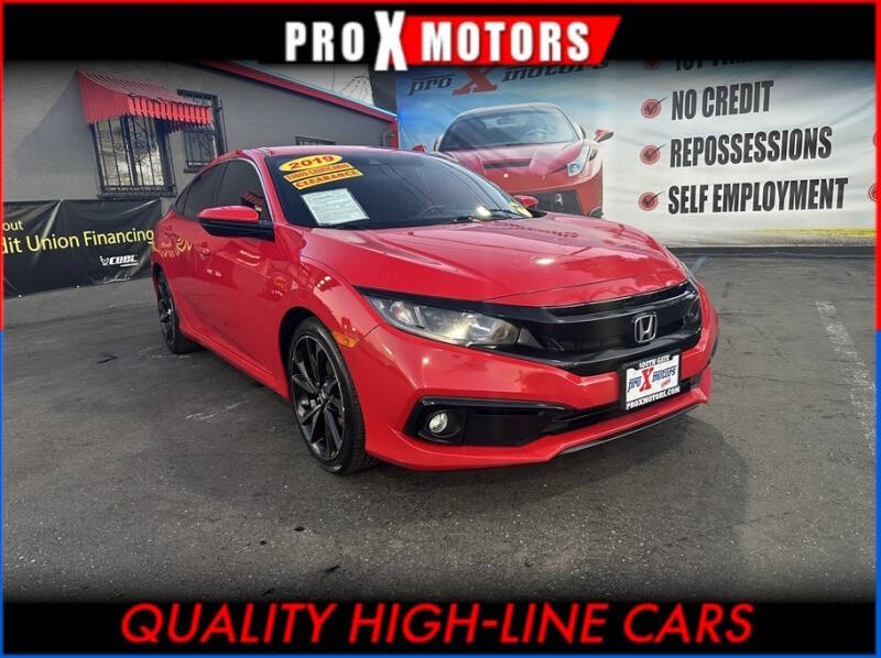 2019 Honda Civic for sale at Pro X Motors in South Gate CA