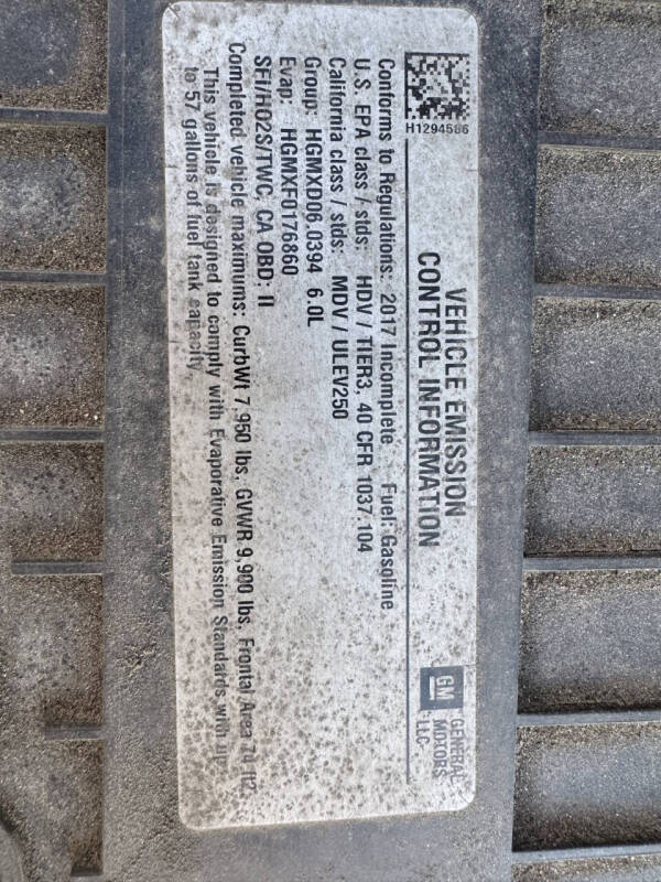 2017 Chevrolet Express 3500